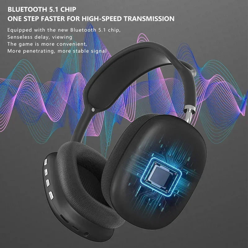 P9 Wireless Bluetooth Headset Noise Cancelling Earbuds