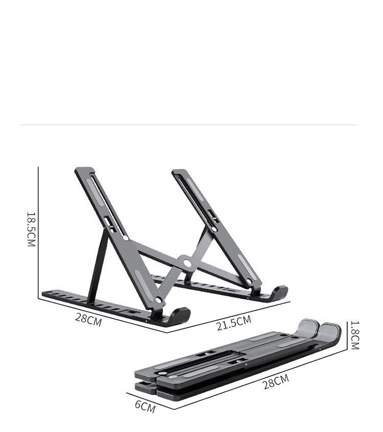 Portable Laptop Folding Stand With Cooling & Storage