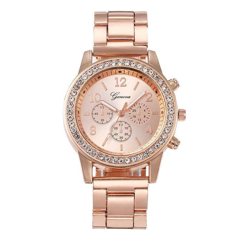 Fashion Steel Belt Watches Couple’s Quartz Mens & Women
