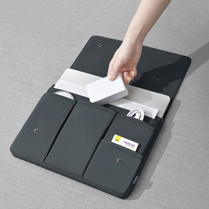 Solid Black & White Look Protective Laptop Covers