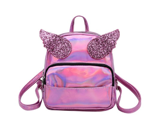 Fashion Cute Laser Sequins Backpacks with Sequins Wings