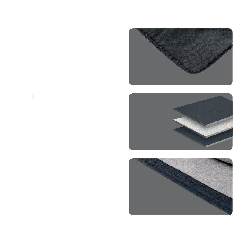 Solid Black & White Look Protective Laptop Covers