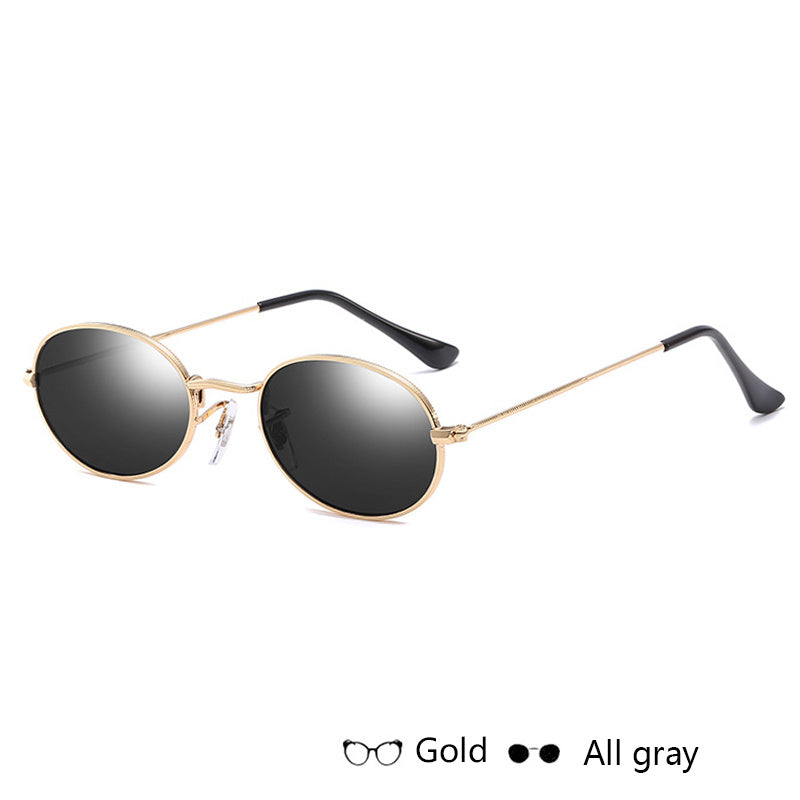 Fashion Women’s Sunglasses With Oval Design, Luxury Brand