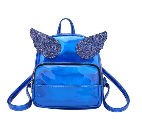 Fashion Cute Laser Sequins Backpacks with Sequins Wings