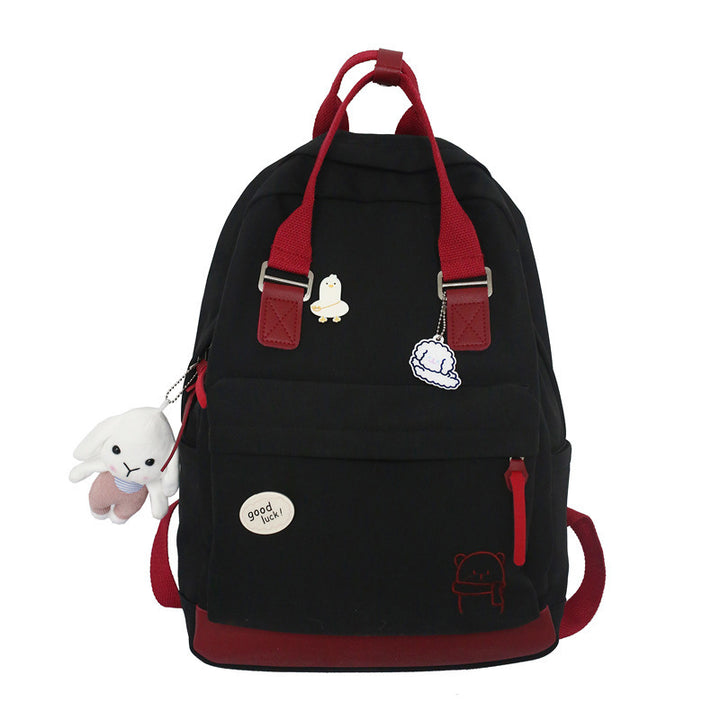Stylish Harajuku Nylon Backpack: Anti-Theft & Fashionable
