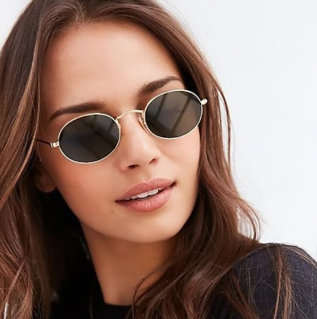 Fashion Women’s Sunglasses With Oval Design, Luxury Brand