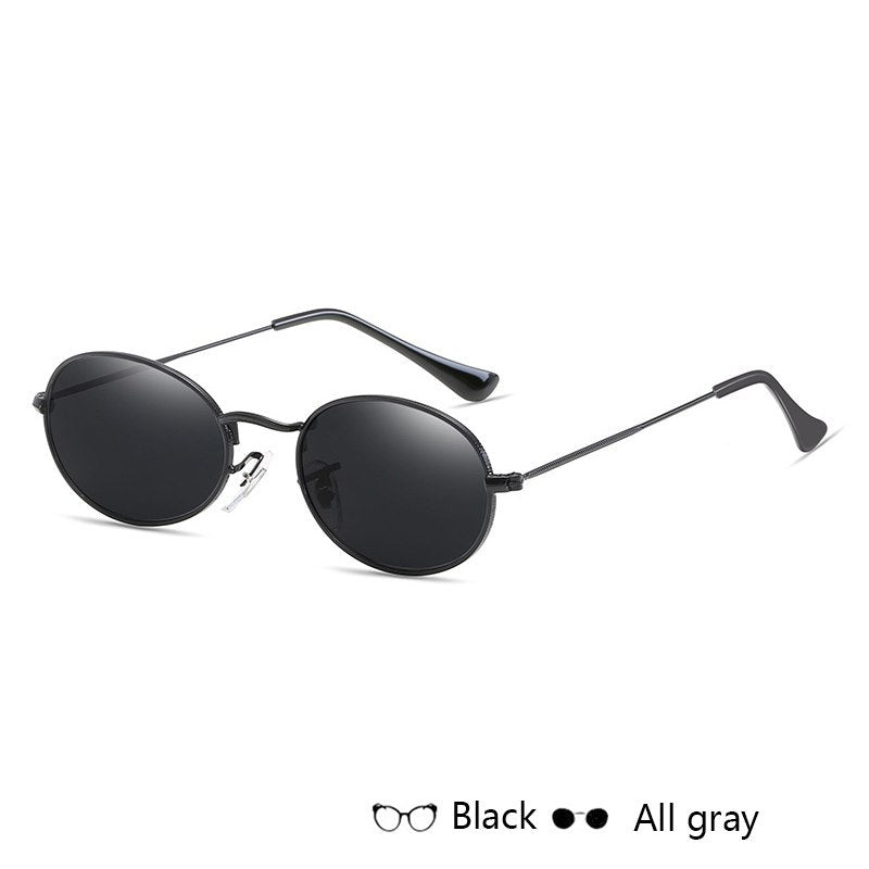 Fashion Women’s Sunglasses With Oval Design, Luxury Brand