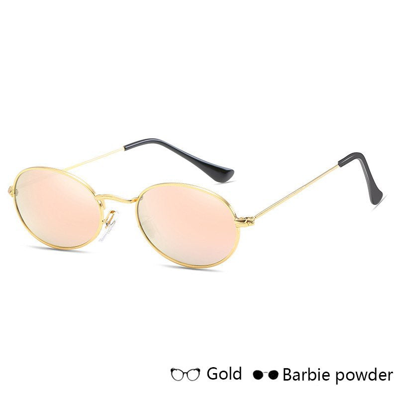 Fashion Women’s Sunglasses With Oval Design, Luxury Brand