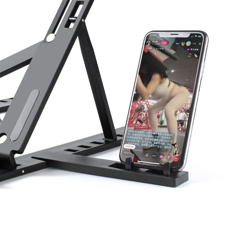 Portable Laptop Folding Stand With Cooling & Storage