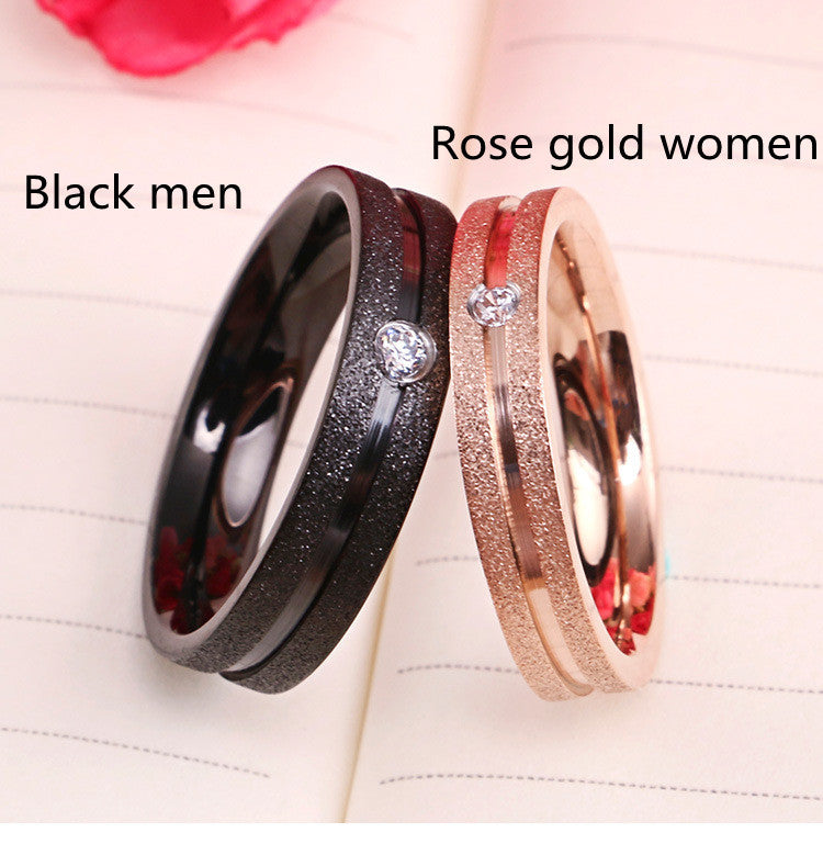 Couple Rings Japanese & Korean Style Rose Gold Bracelets