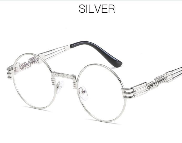 Gold Metal John Lennon Round Sunglasses Retro Style