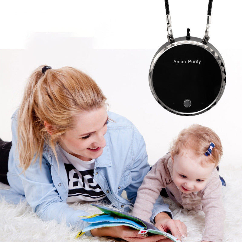 Portable Hanging Neck Air Purifier: Breathe Easy To Go