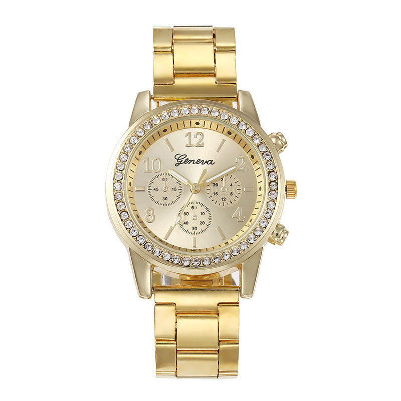 Fashion Steel Belt Watches Couple’s Quartz Mens & Women