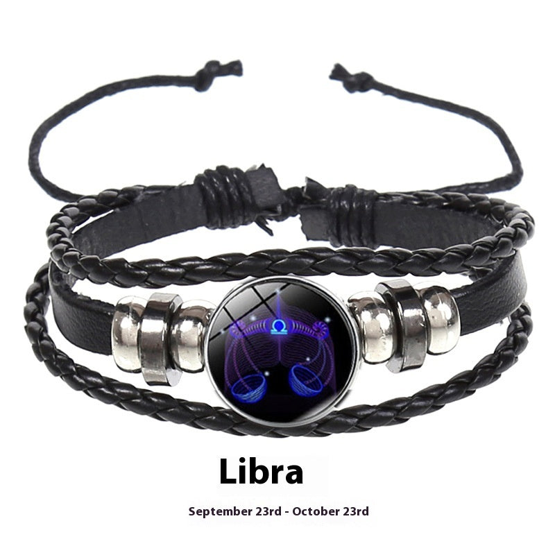 12 Constellations Multi-Layer Glow Bracelets For Couple