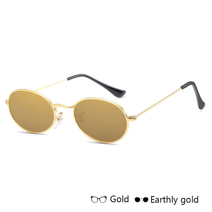 Fashion Women’s Sunglasses With Oval Design, Luxury Brand