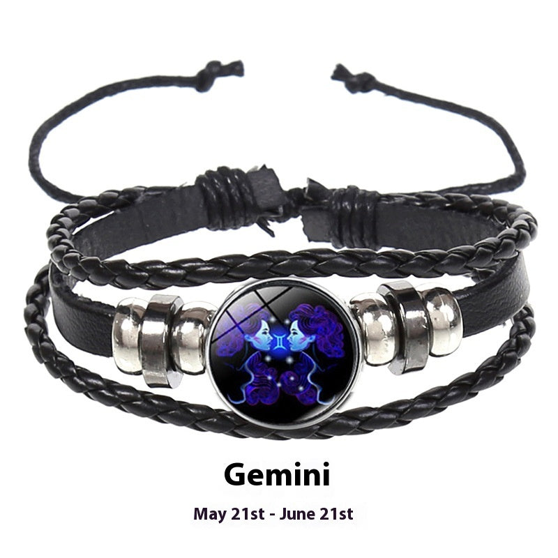 12 Constellations Multi-Layer Glow Bracelets For Couple
