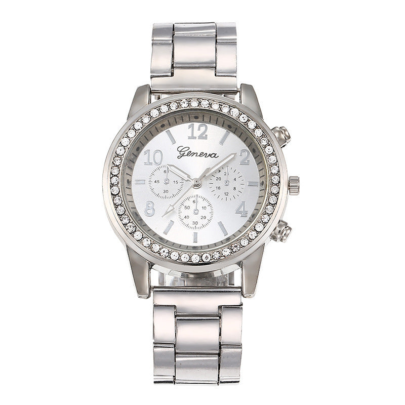 Fashion Steel Belt Watches Couple’s Quartz Mens & Women