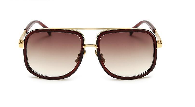 Luxury Flat Top Square Stylish Sunglasses Men & Women