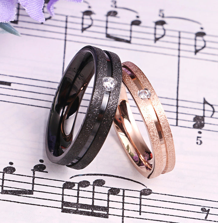 Couple Rings Japanese & Korean Style Rose Gold Bracelets