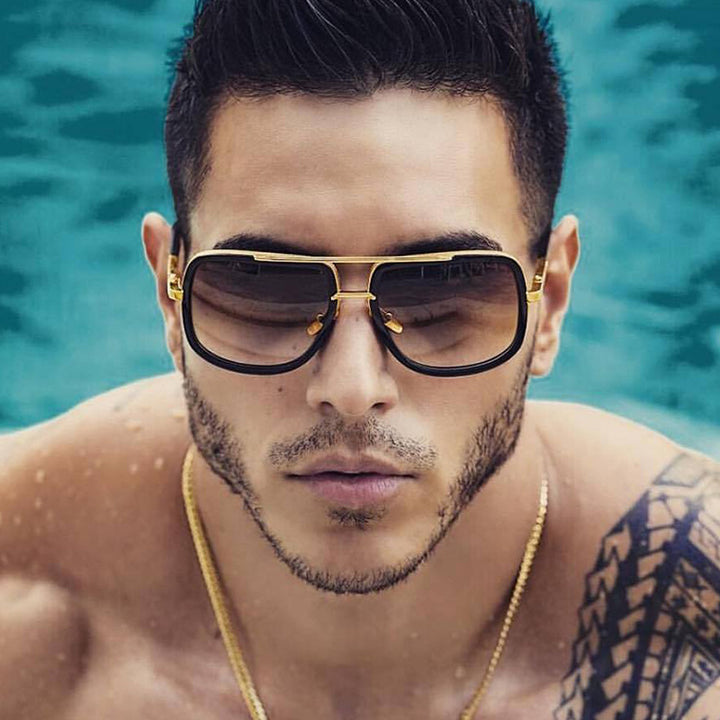 Luxury Flat Top Square Stylish Sunglasses Men & Women