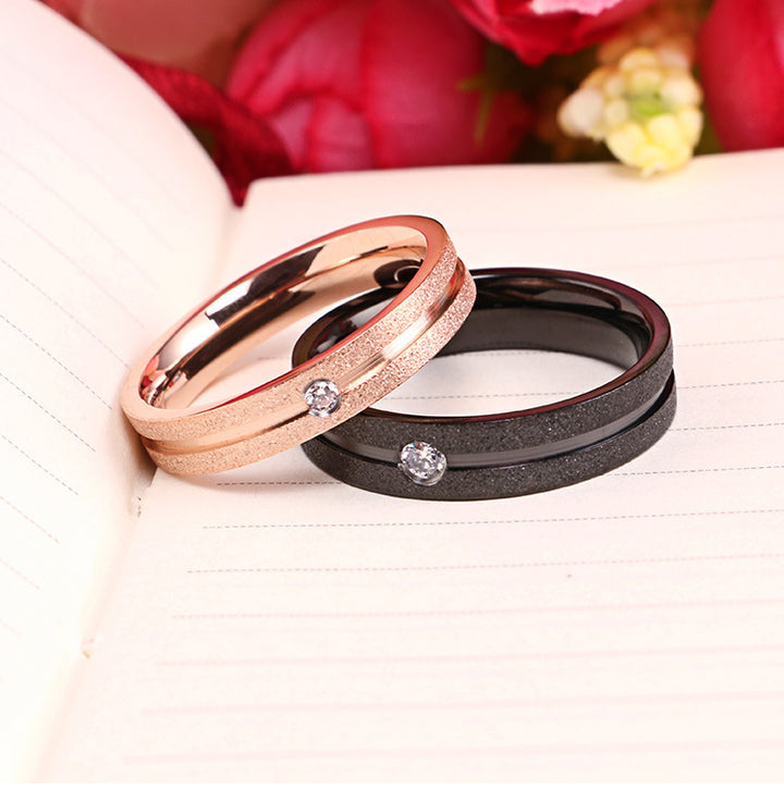 Couple Rings Japanese & Korean Style Rose Gold Bracelets